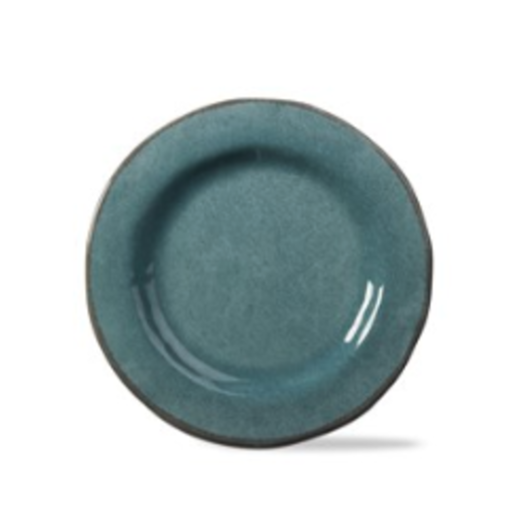 Tag Salad Plate Melamine S/4 - Aqua