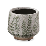 Tag Foliage Footed Planter, Small