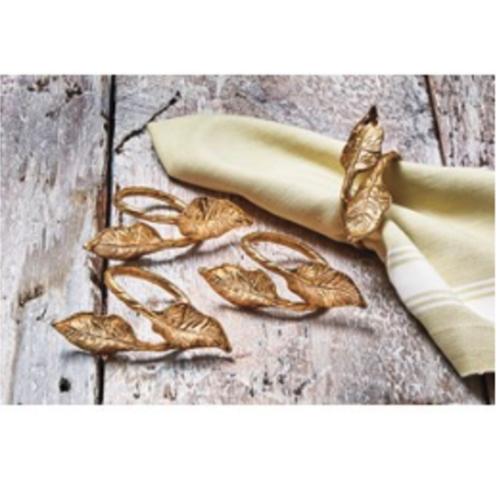 Tag Napkin Ring s/4 - Leaf | Tag