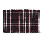 Tag Rug - Lodge Plaid Chindi Black