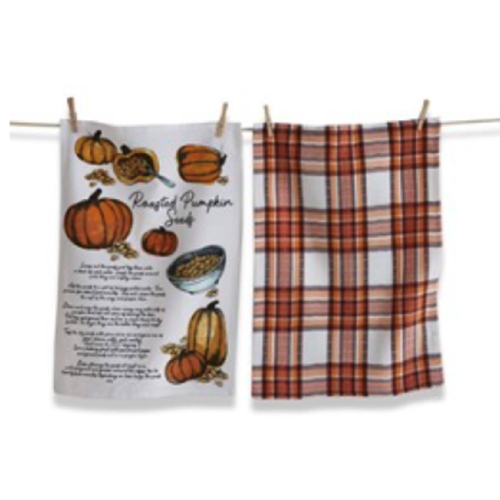 Tag Dishtowel S/2 - Pumpkin Seed | Tag