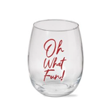 Tag Stemless Wine - Oh What Fun!