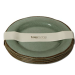 Tag Salad Plate Melamine S/4 Veranda Slate Blue | Tag