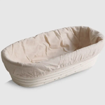 Breadtopia Oblong Proofing Basket and Liner | Breadtopia