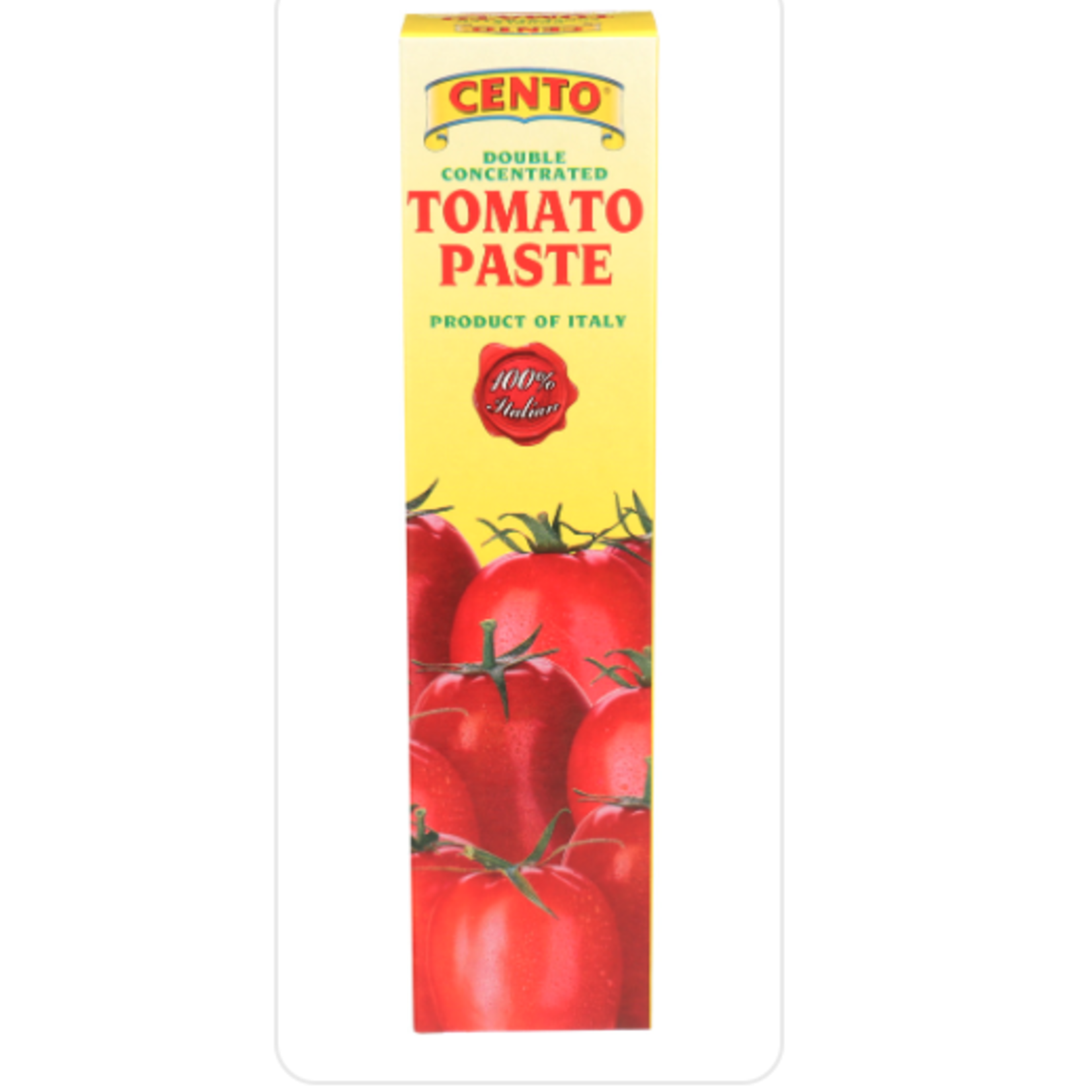 Cento Cento Double Concentrated Tomato Paste, 4.56 Oz