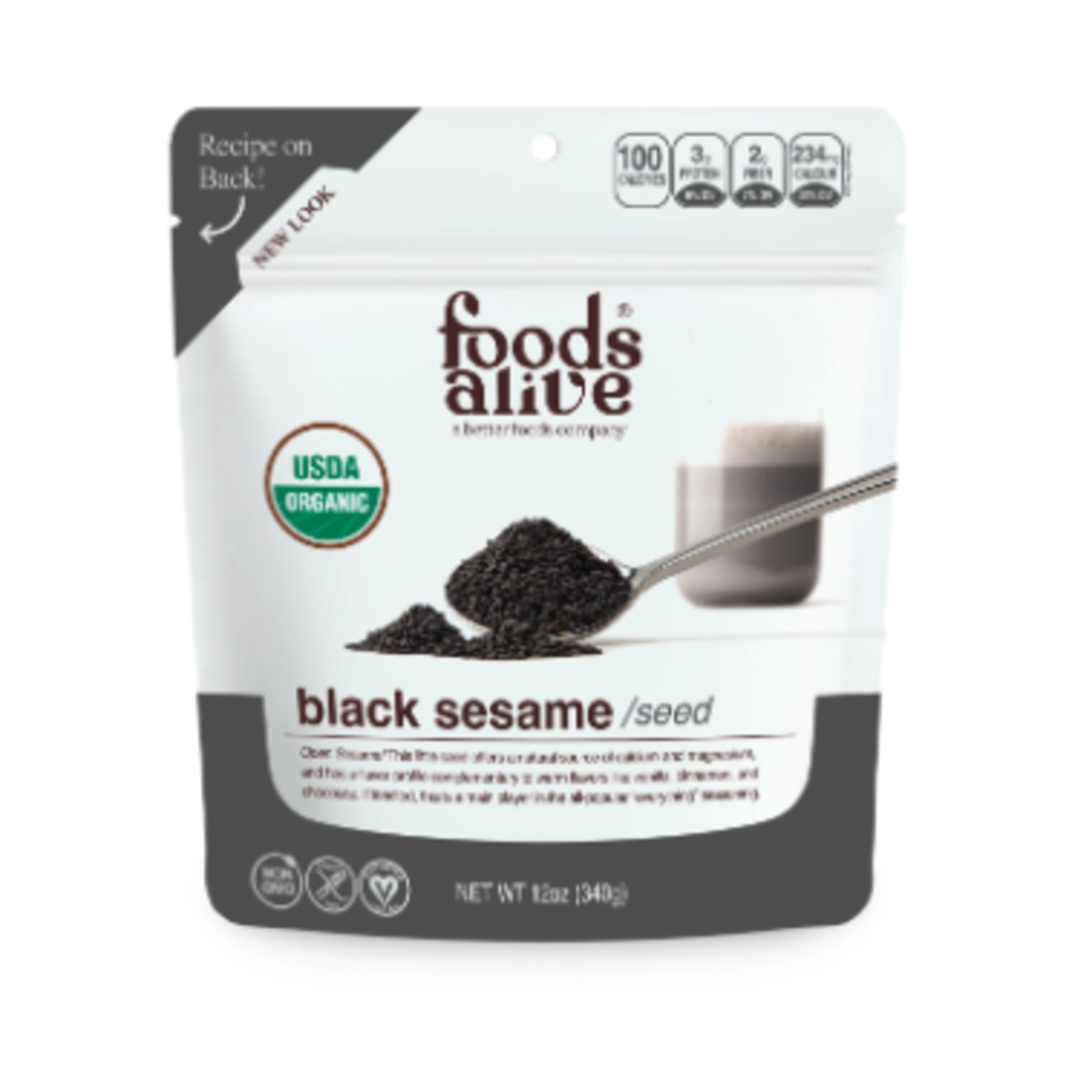 Foods Alive Foods Alive Black Sesame Seeds