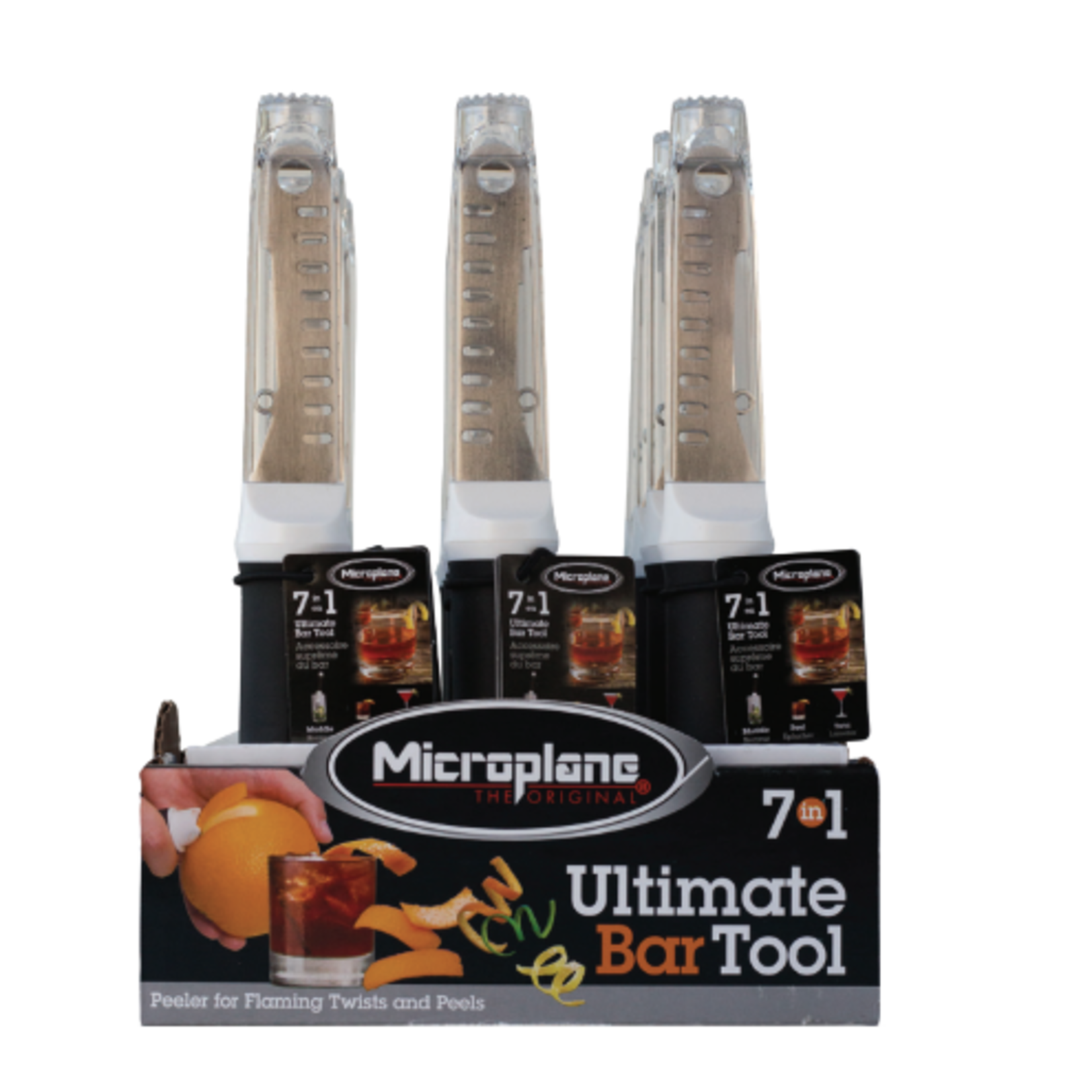Microplane Ultimate 7-in-1 Bar Tool Black, single