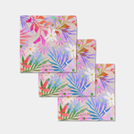 Geometry Luxe Washcloth Set - Bold Blossoms | Geometry