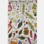 Geometry Geometry Spring Harvest Salad Tea Towel