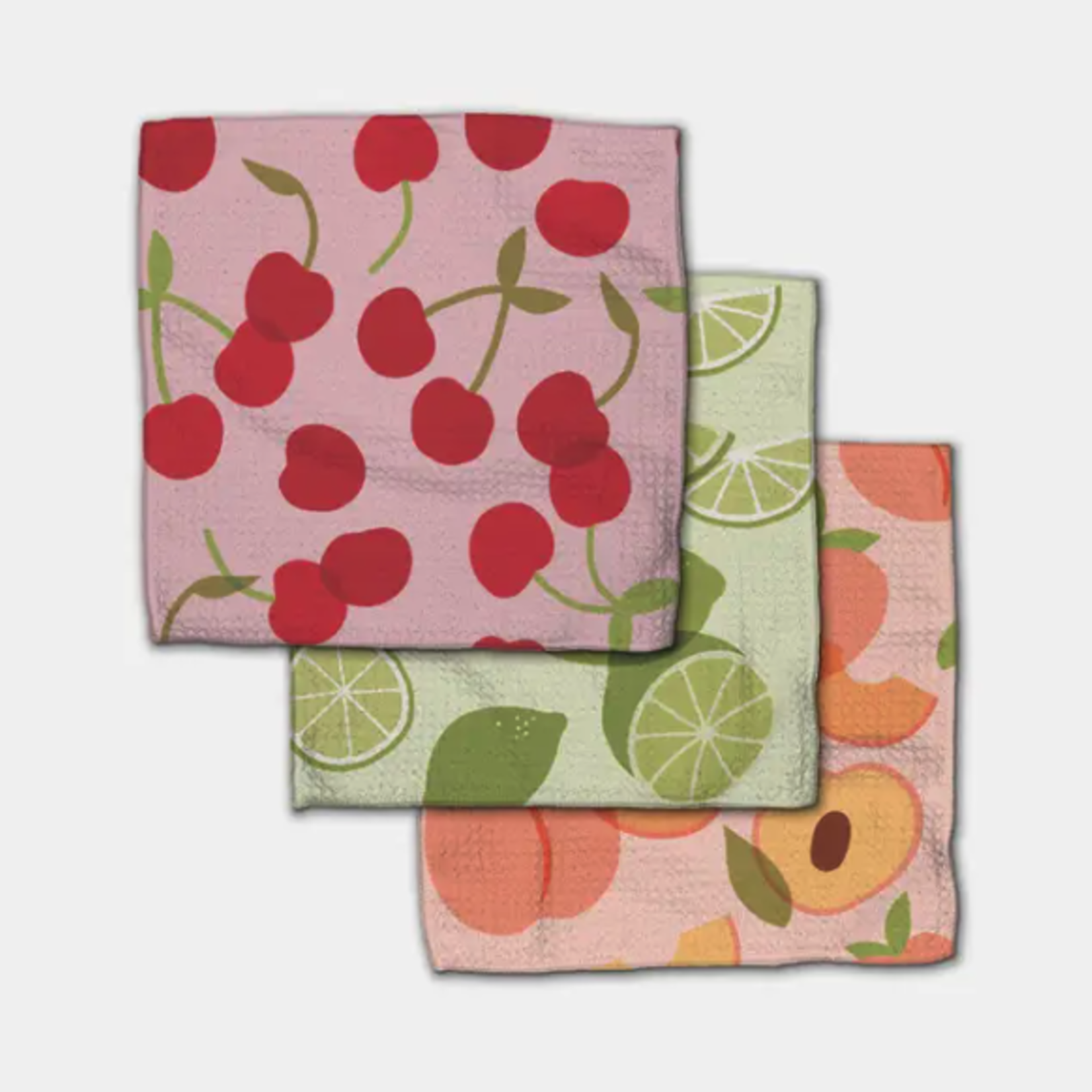 Geometry Fruit Fun Washcloth Set | Geometry