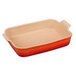 Le Creuset Heritage Rectangle Dish 4qt, 12x9, Flame