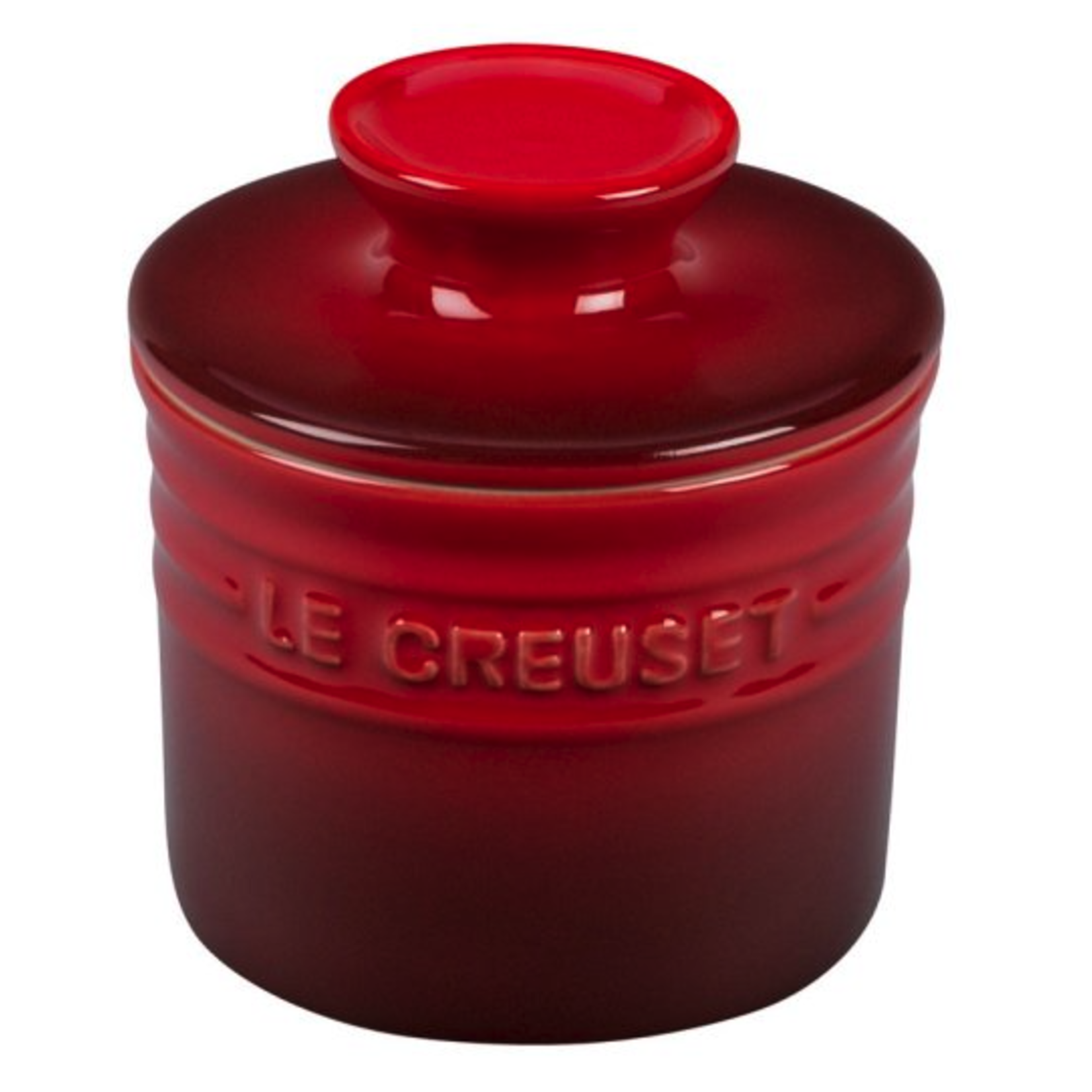 Le Creuset Butter Crock - Cerise - 6 oz. | Le Creuset