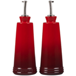 Le Creuset Signature Oil & Vinegar Cruet, Cerise (single)