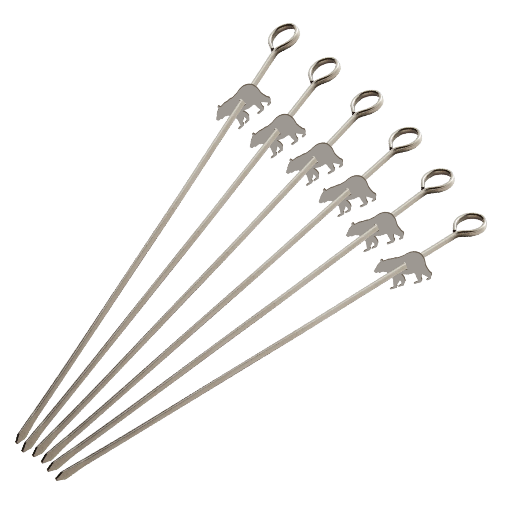 Animal Grill Skewer Set/6 - Bear | Zootility
