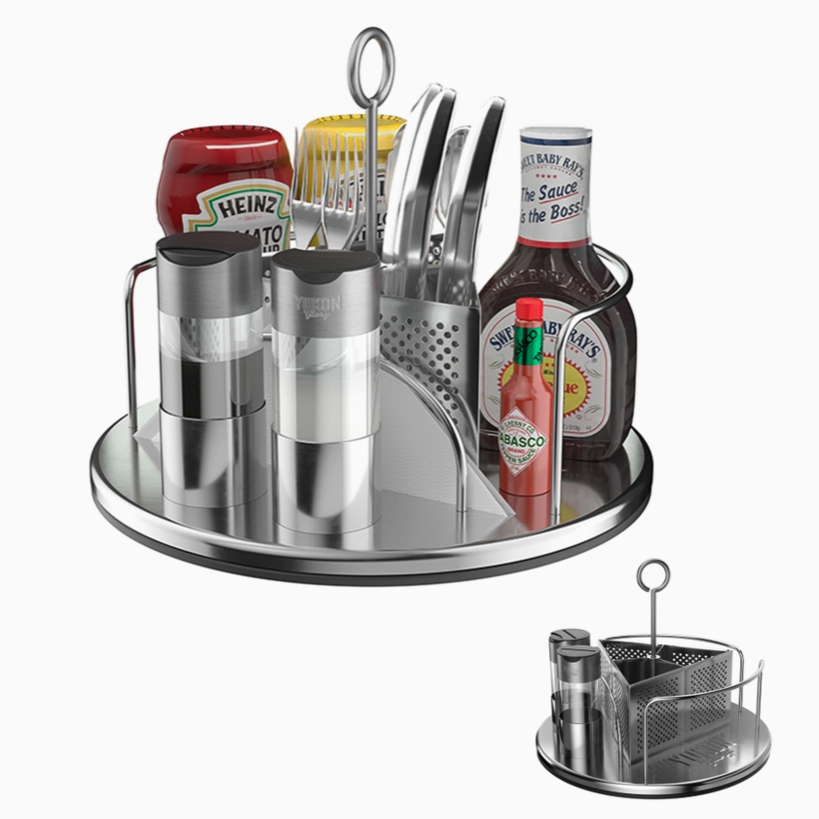 Yukon Glory Rotating Condiment Caddy