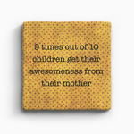 Paisley & Parsley Designs Awesomeness - Marble Coaster | Paisley & Parsley Designs