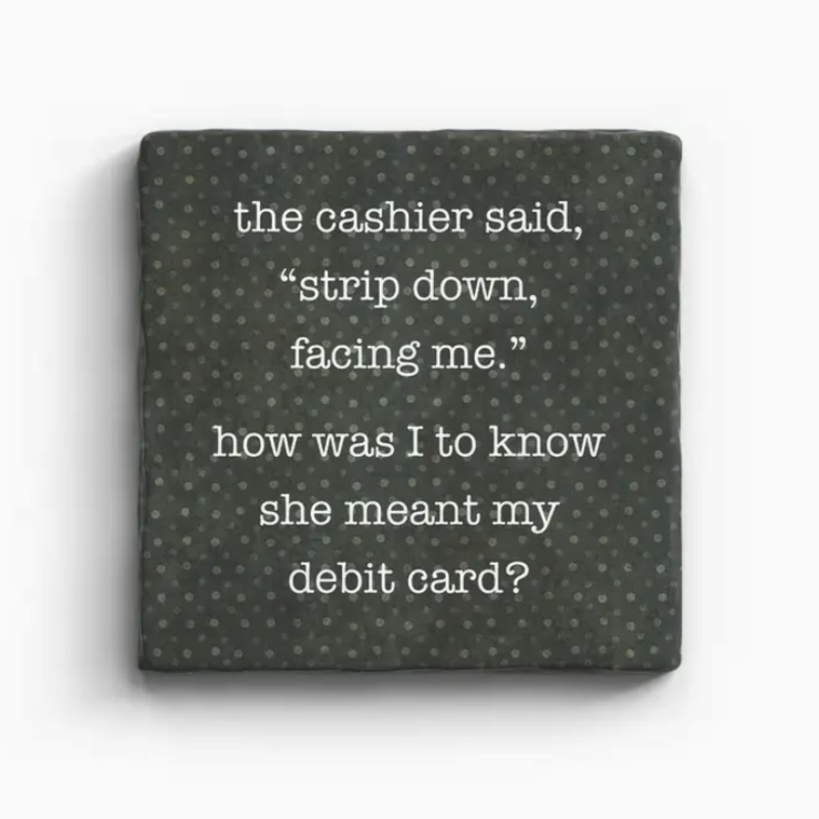 Paisley & Parsley Designs Strip Down - Marble Coaster | Paisley & Parsley Designs