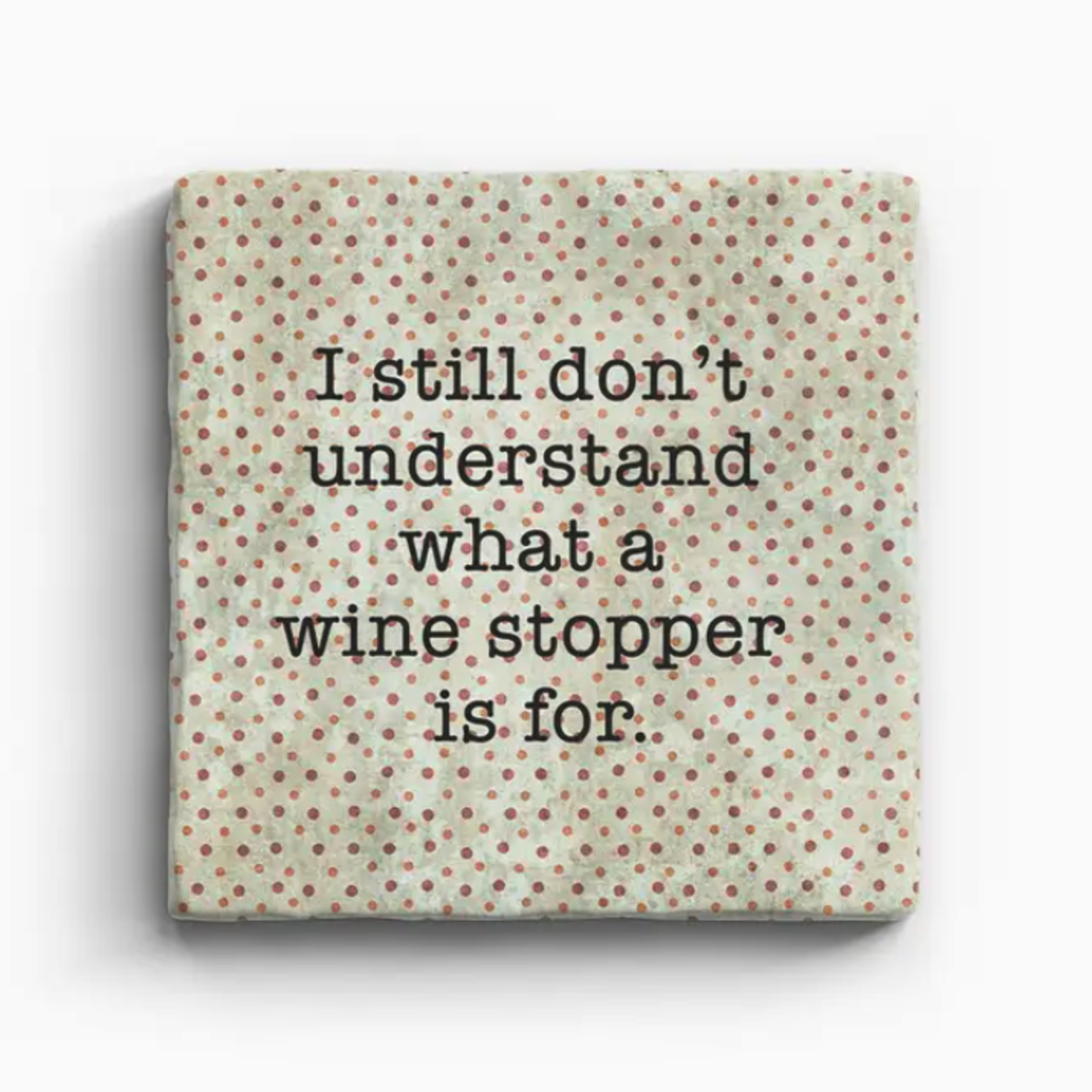 Paisley & Parsley Wine Stopper - Marble Coaster