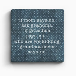 Paisley & Parsley Ask Grandma - Marble Coaster