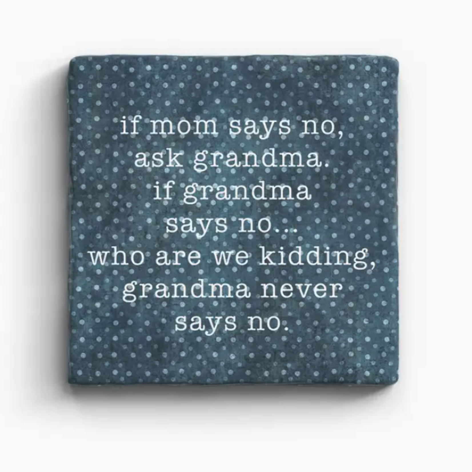 Paisley & Parsley Ask Grandma - Marble Coaster