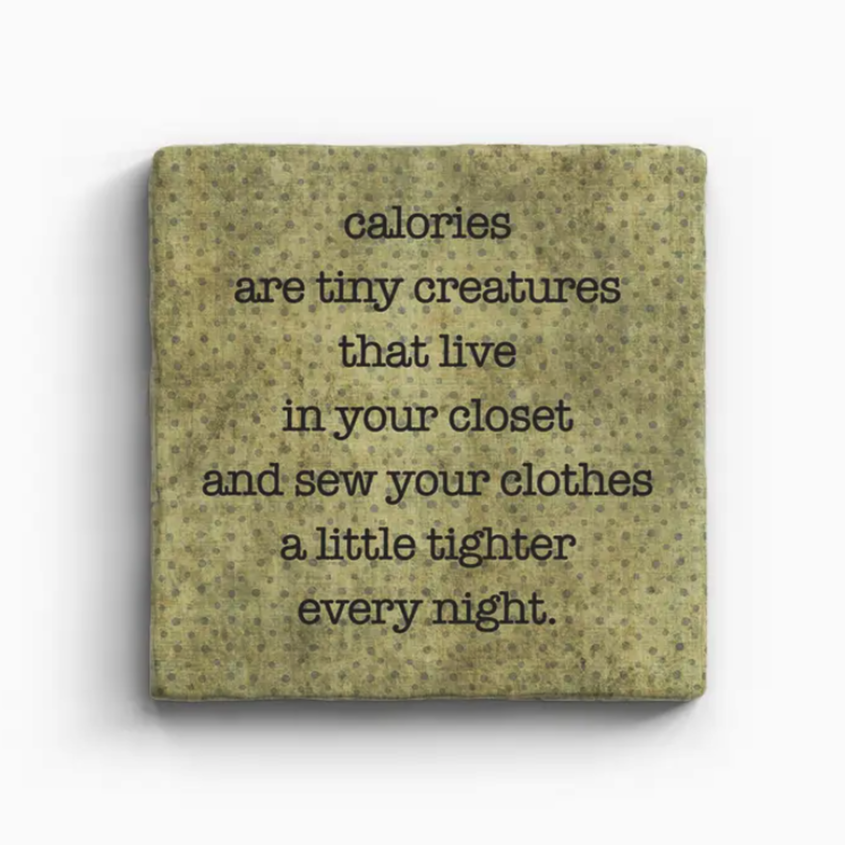 Paisley & Parsley Calories - Marble Coaster