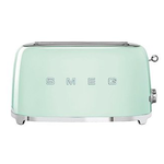 Smeg 4 Slot Toaster, Pastel Green | Smeg