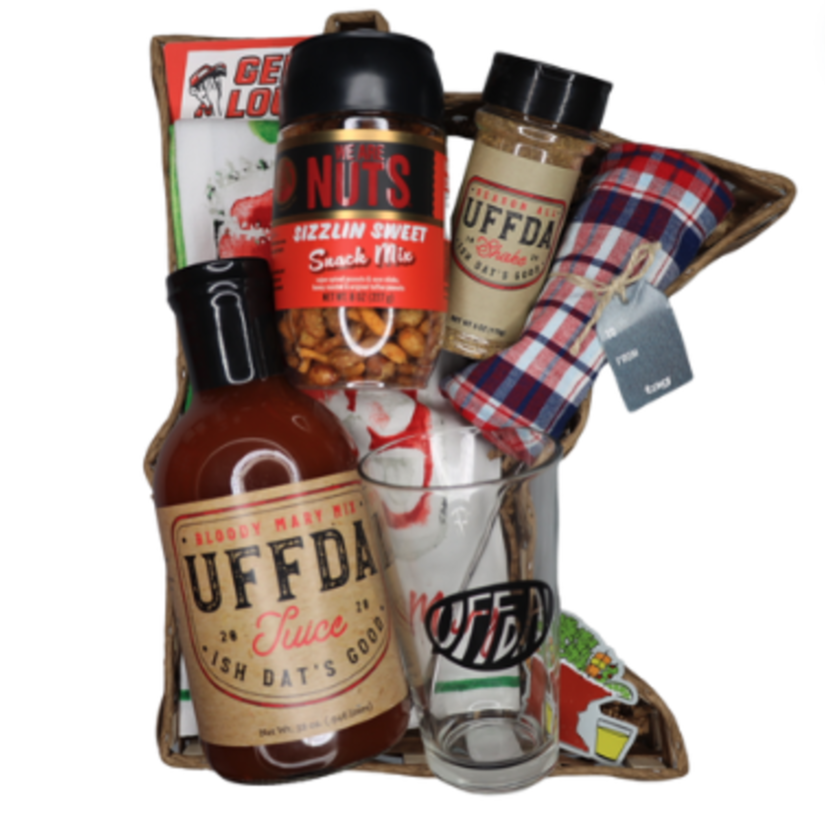 Minnesota Shaped Gift Basket, Uffda (16") | Duluth Kitchen Co