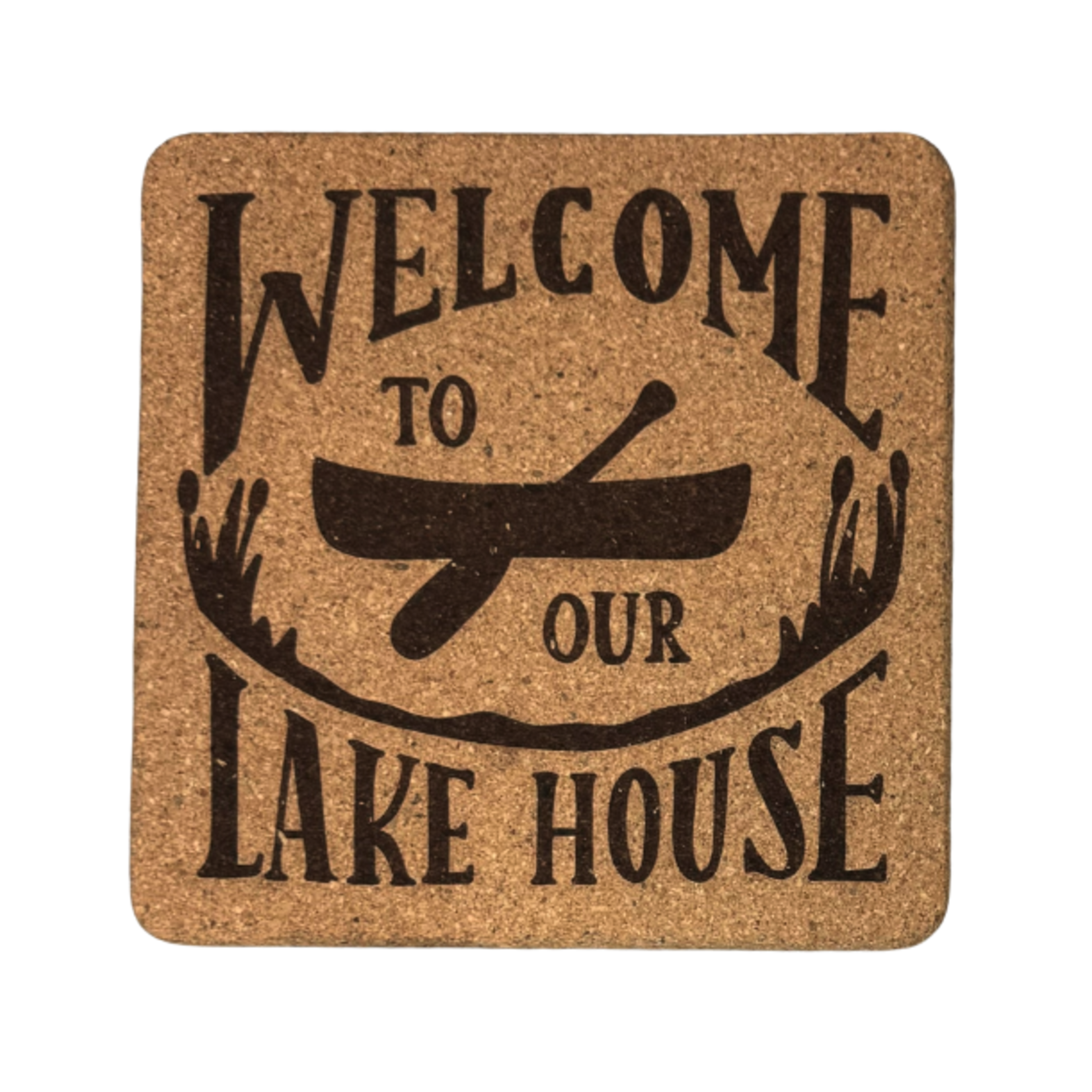 Cork Trivet - Welcome