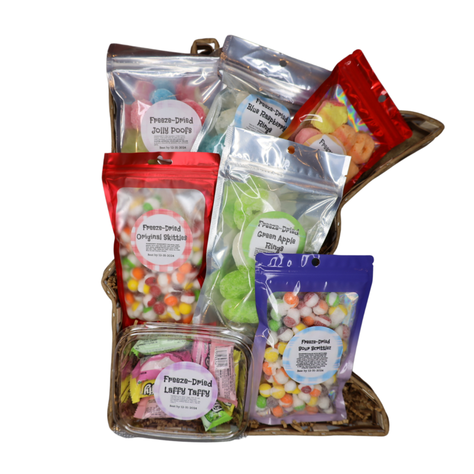 Minnesota Shaped Gift Basket, Freeze Dried Candy Favorites (16")