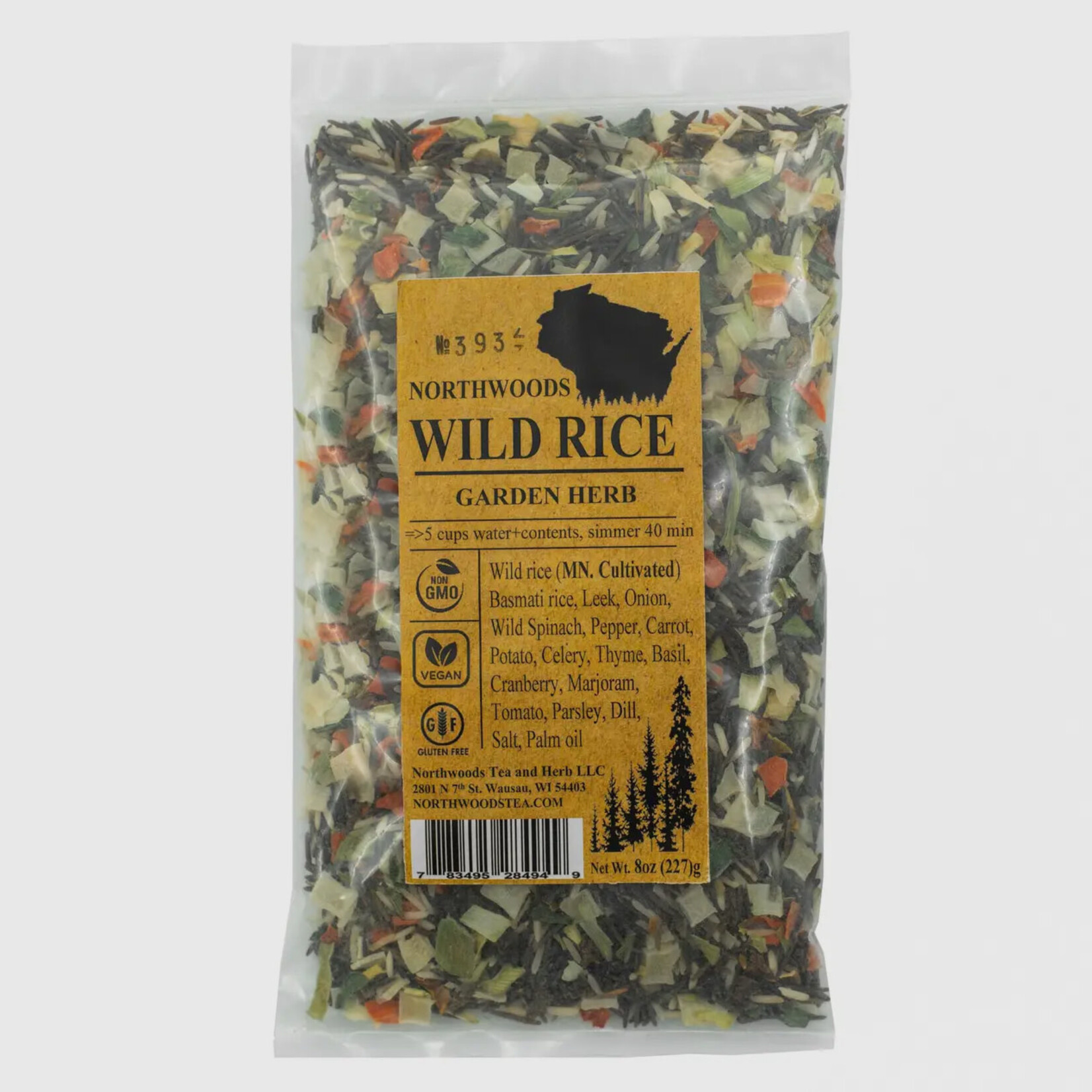 Northwoods Tea & Herb Wild Rice - Garden Harvest | Northwoods Tea & Herb