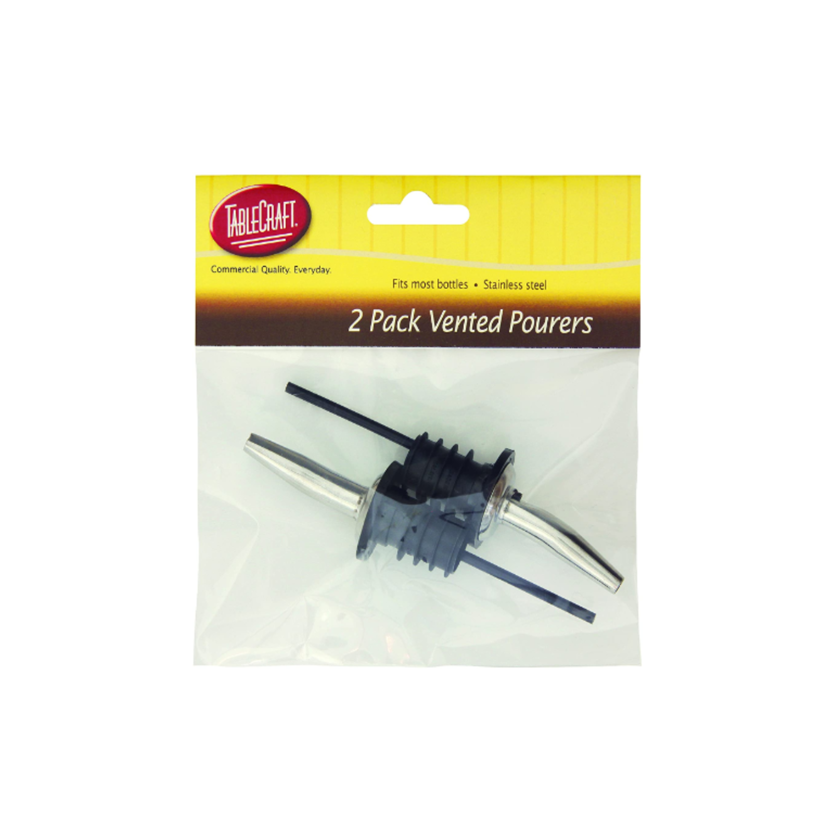 Tablecraft Vented Pourer with Cap, Pack of 2 | Tablecraft
