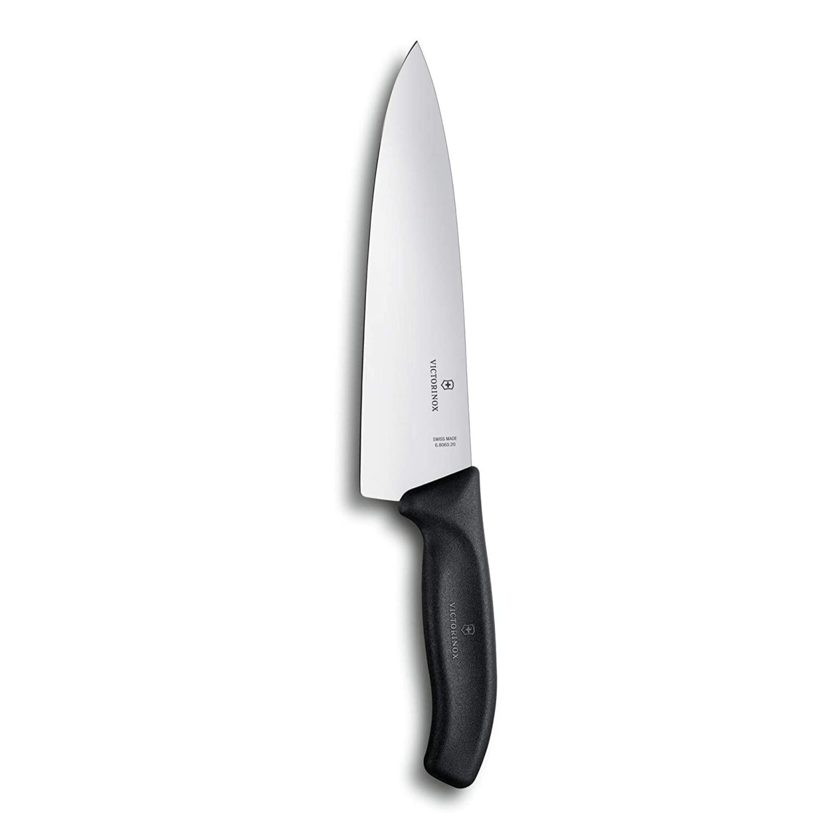 Victorinox Chef’s Knife 8” Straight Blade (Black) – Swiss Classic | Victorinox