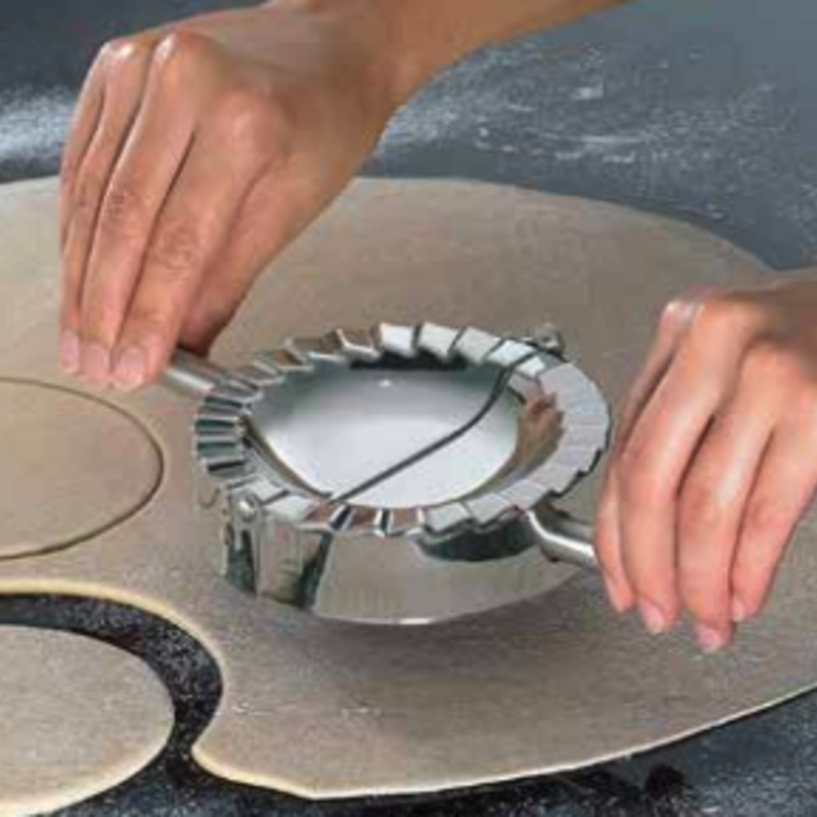 KuchenProfi Ravioli/Pierogi/Dumpling Press, s/s, 4"