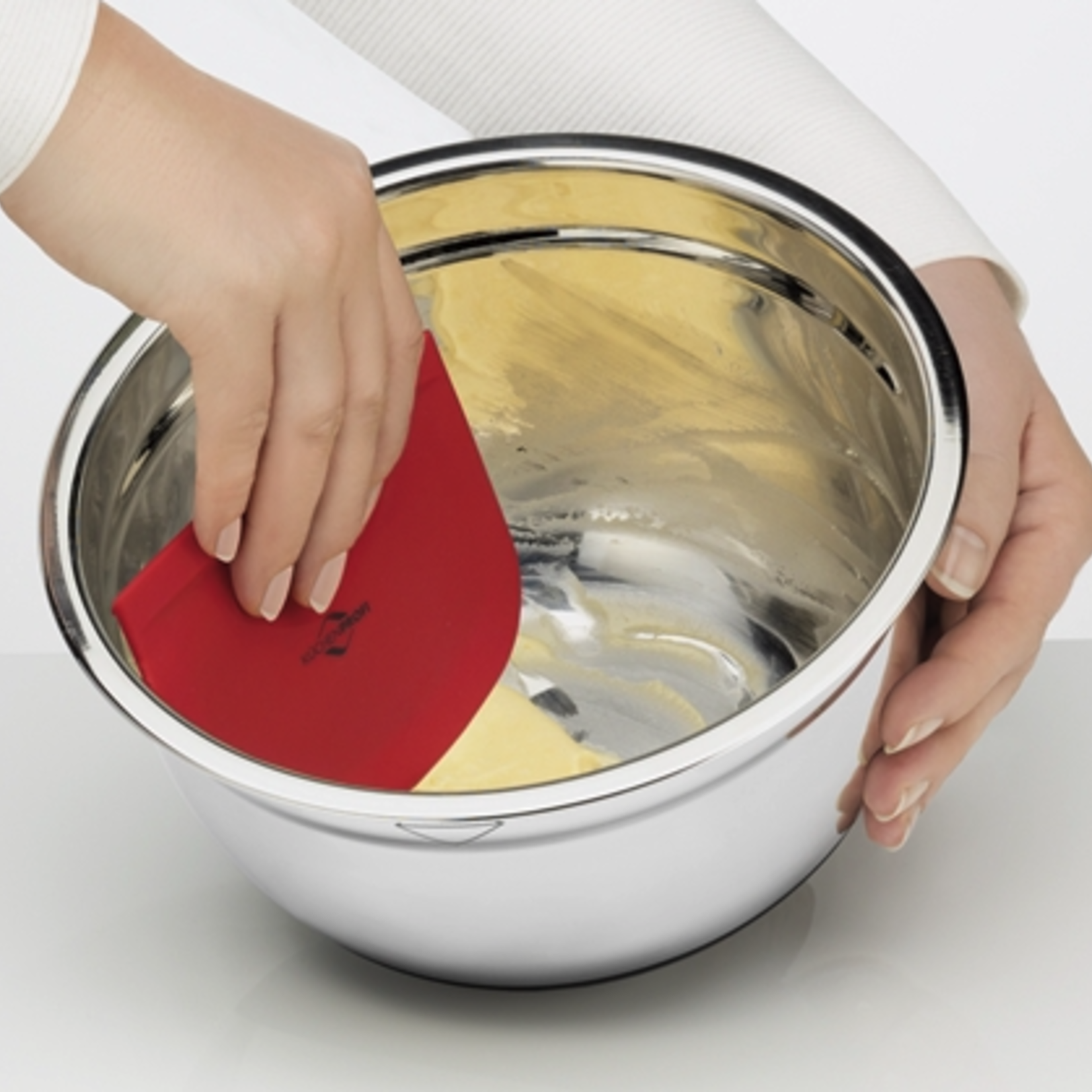 Frieling Frieling - Scraper 3 pc Set: Dough Cutter, Curved Edge and Flat Edge Scraper