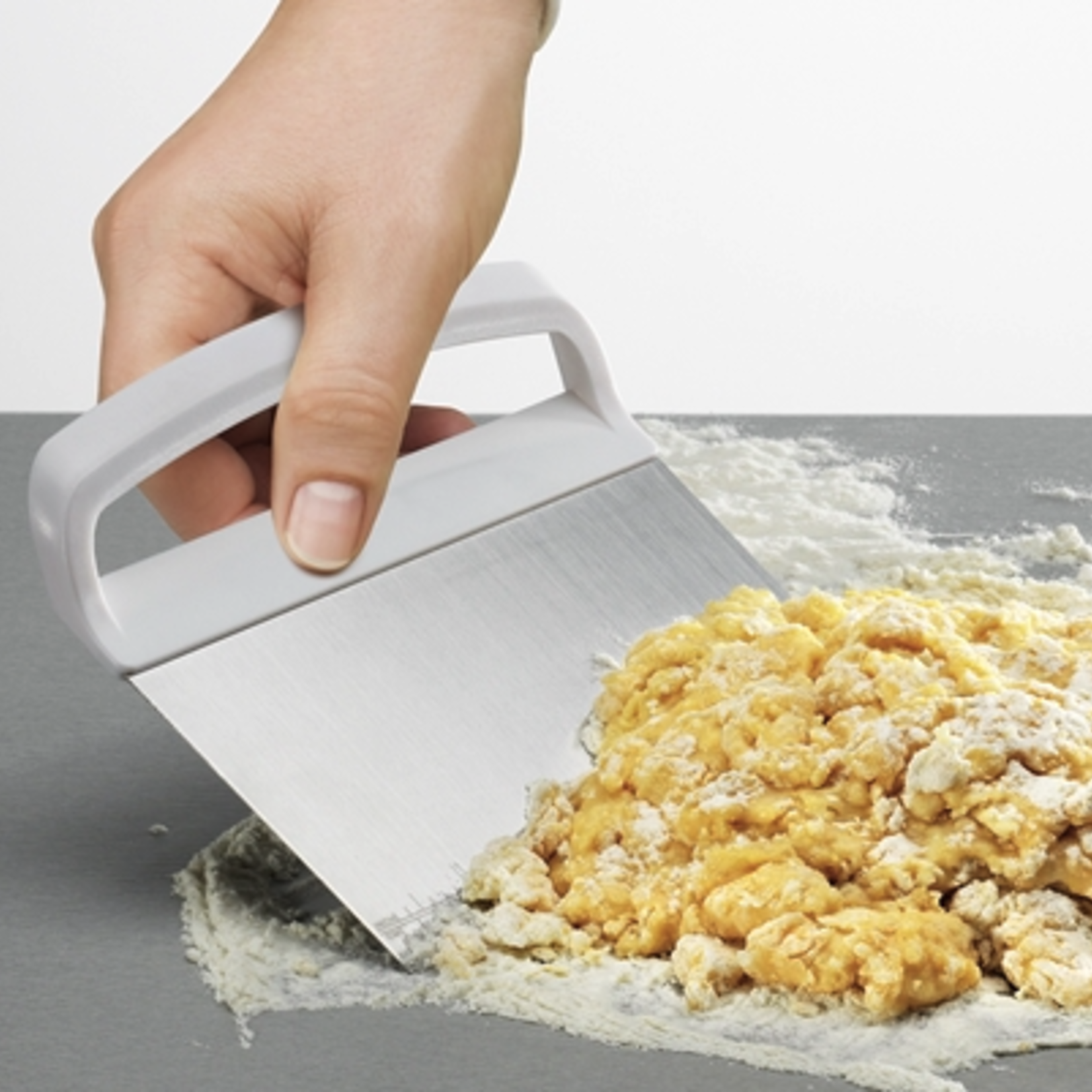 Frieling Frieling - Scraper 3 pc Set: Dough Cutter, Curved Edge and Flat Edge Scraper