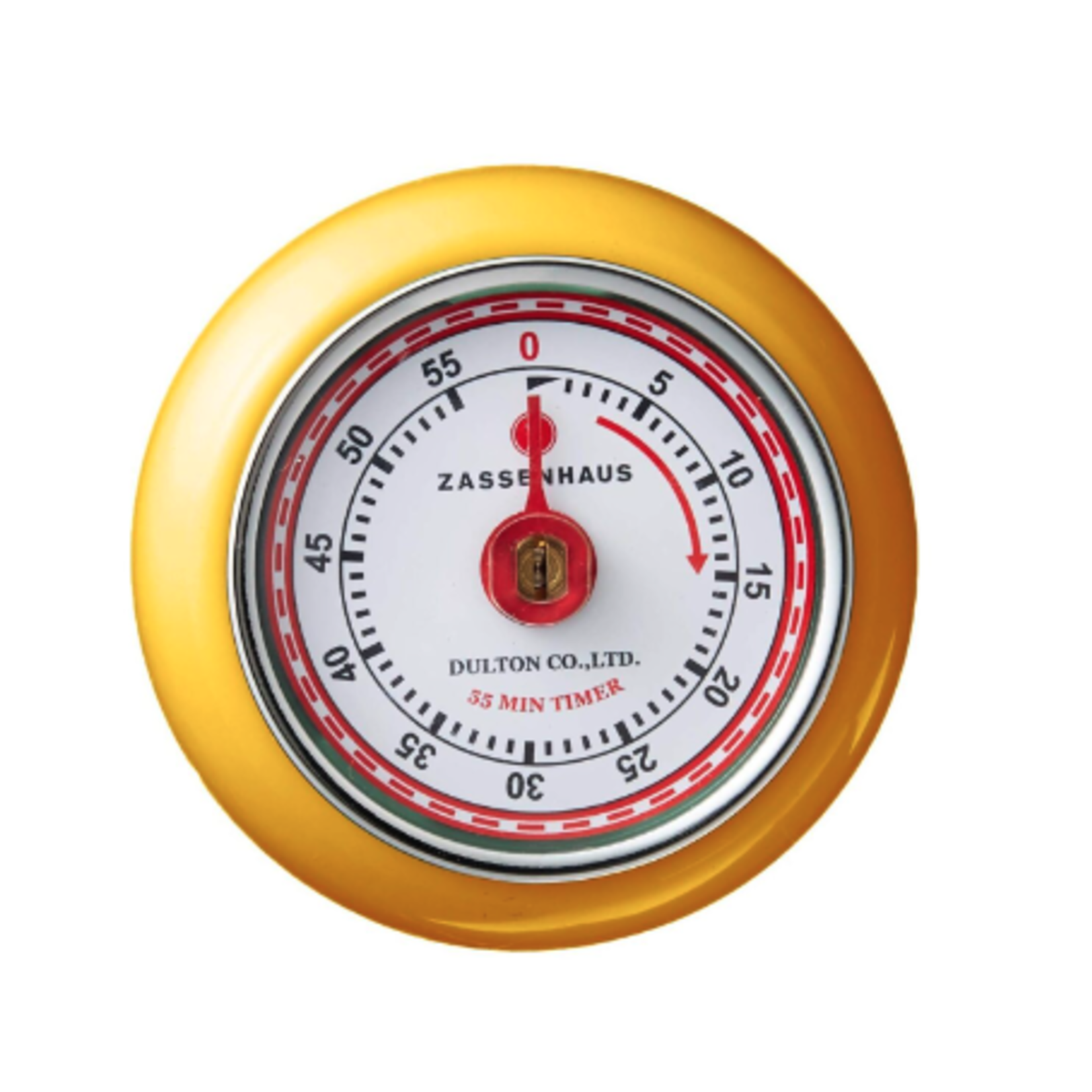 Frieling Frieling - Retro Kitchen Timer, Yellow, 2.75" X 1.25"