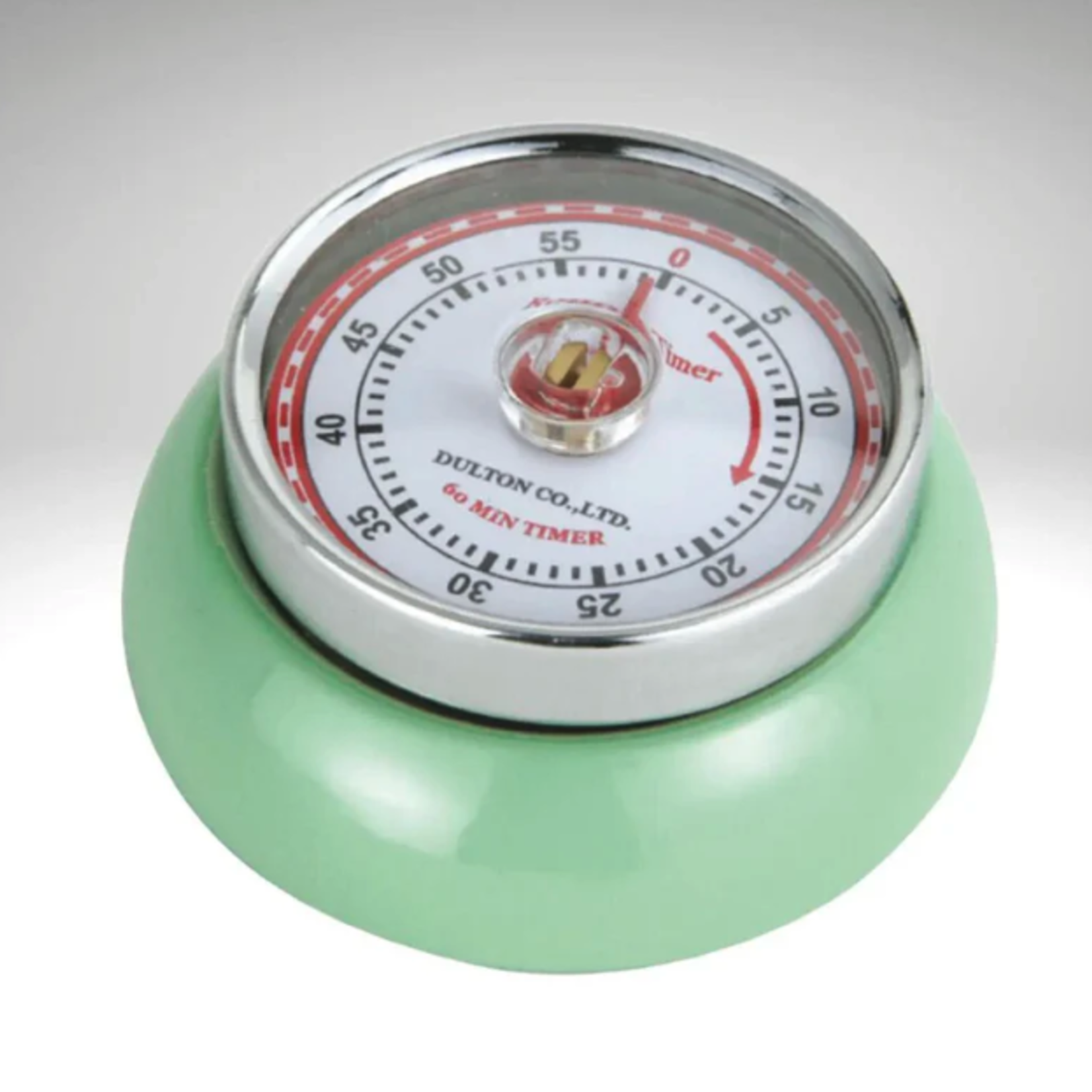 Zassenhaus Frieling Retro Kitchen Timer, Mint Green, 2.75″ × 1.25″