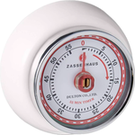 Frieling Frieling - Retro Kitchen Timer, White, 2.75" X 1.25"