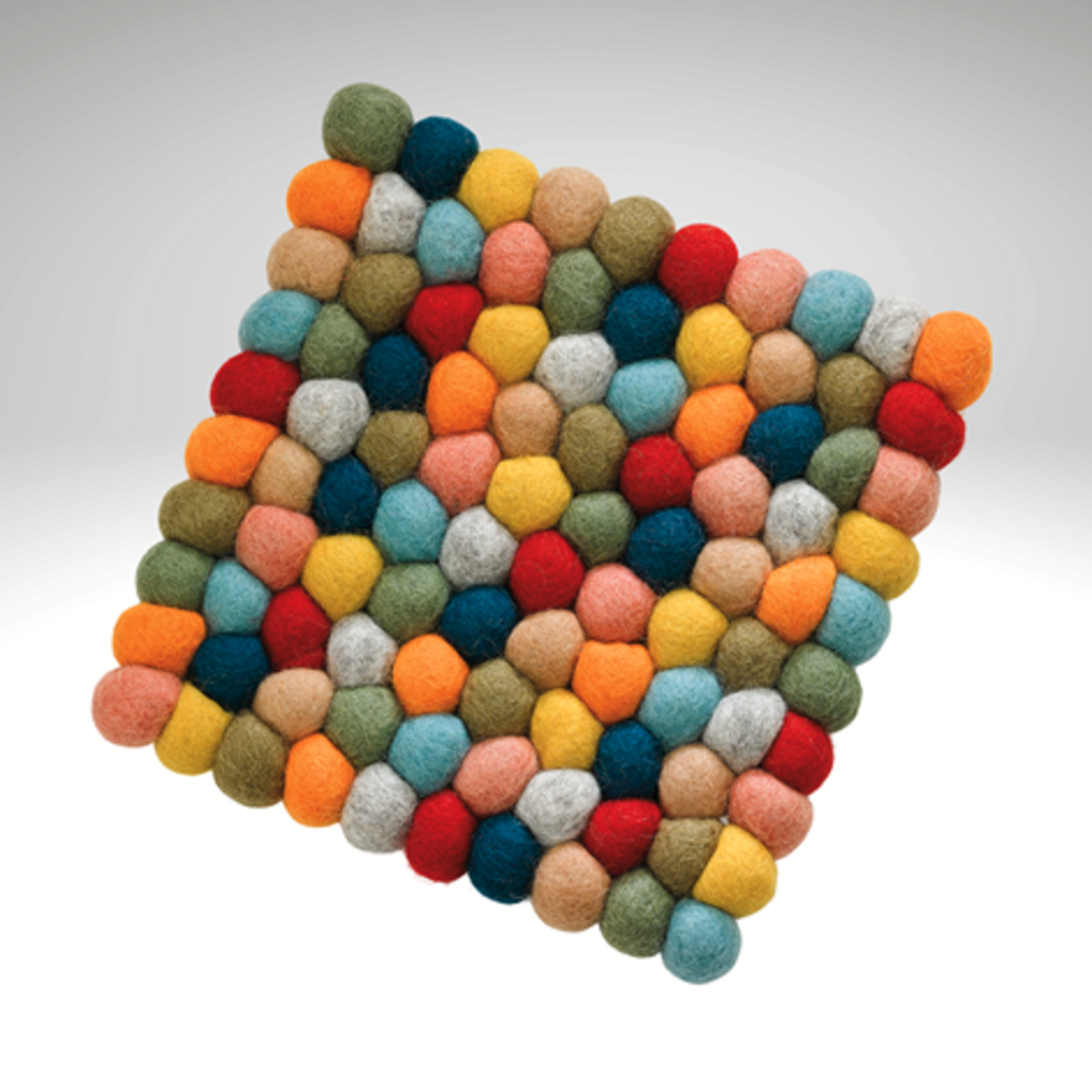 Frieling "Colore" Virgin Wool Trivet, Square, 8X8"