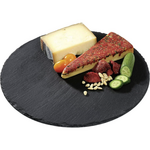 Slate Serving Board, round, 11.8" dia.