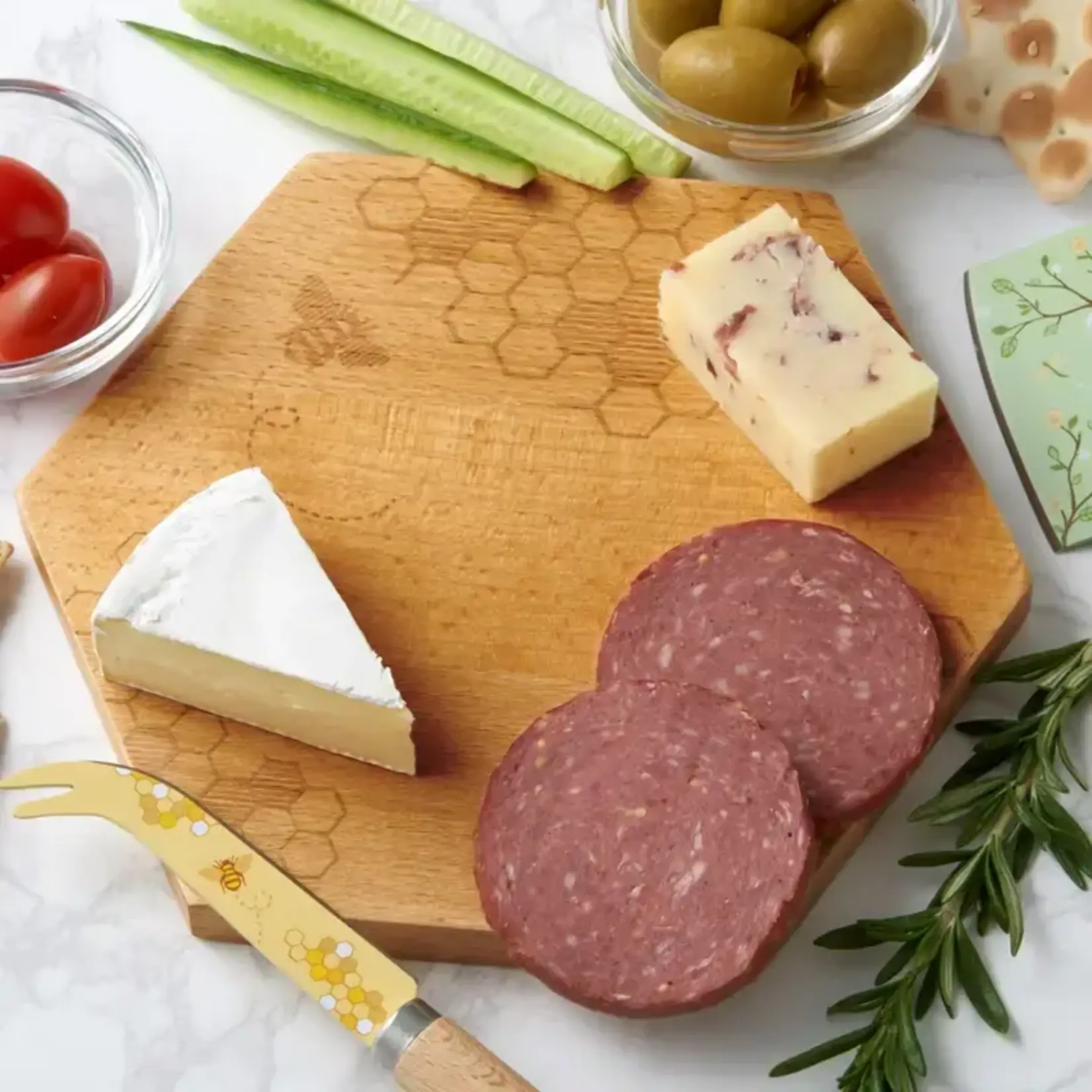 Talisman Design Beechwood Cheese Board - Bee | Talisman Design