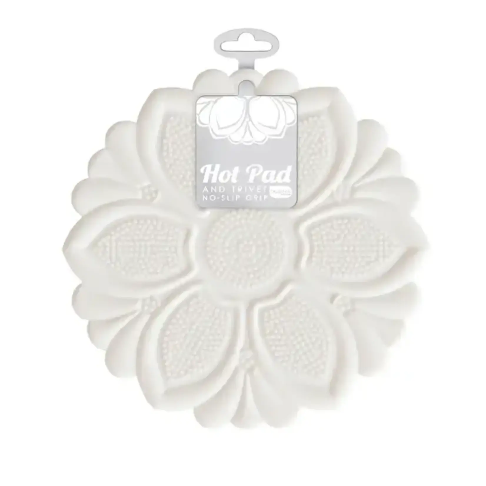 Talisman Design Hot Pad/Trivet - White
