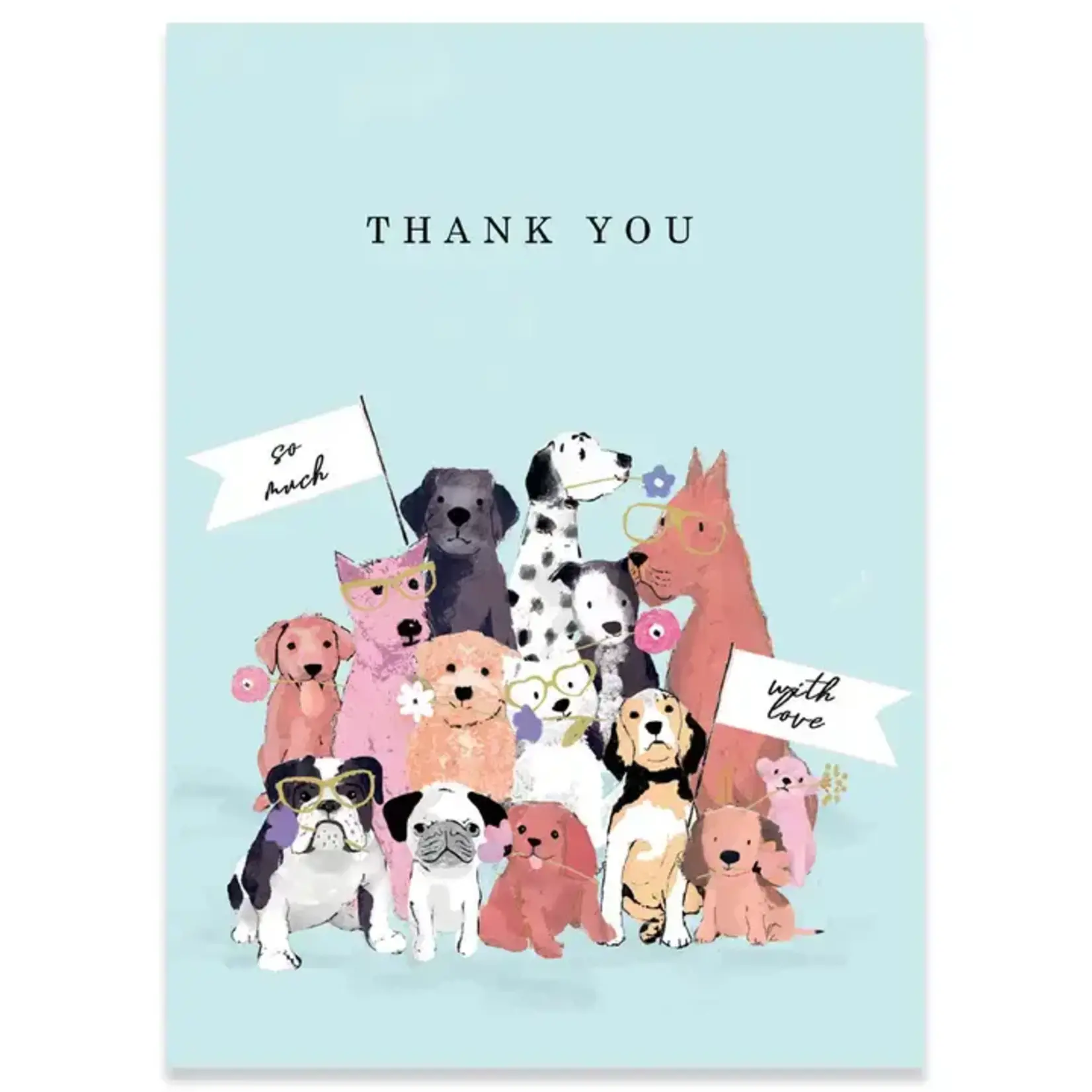Calypso Cards Greeting Card - Crowd of Dogs | Calypso Cards