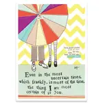 Calypso Cards Greeting Card - Certain of You | Calypso Cards