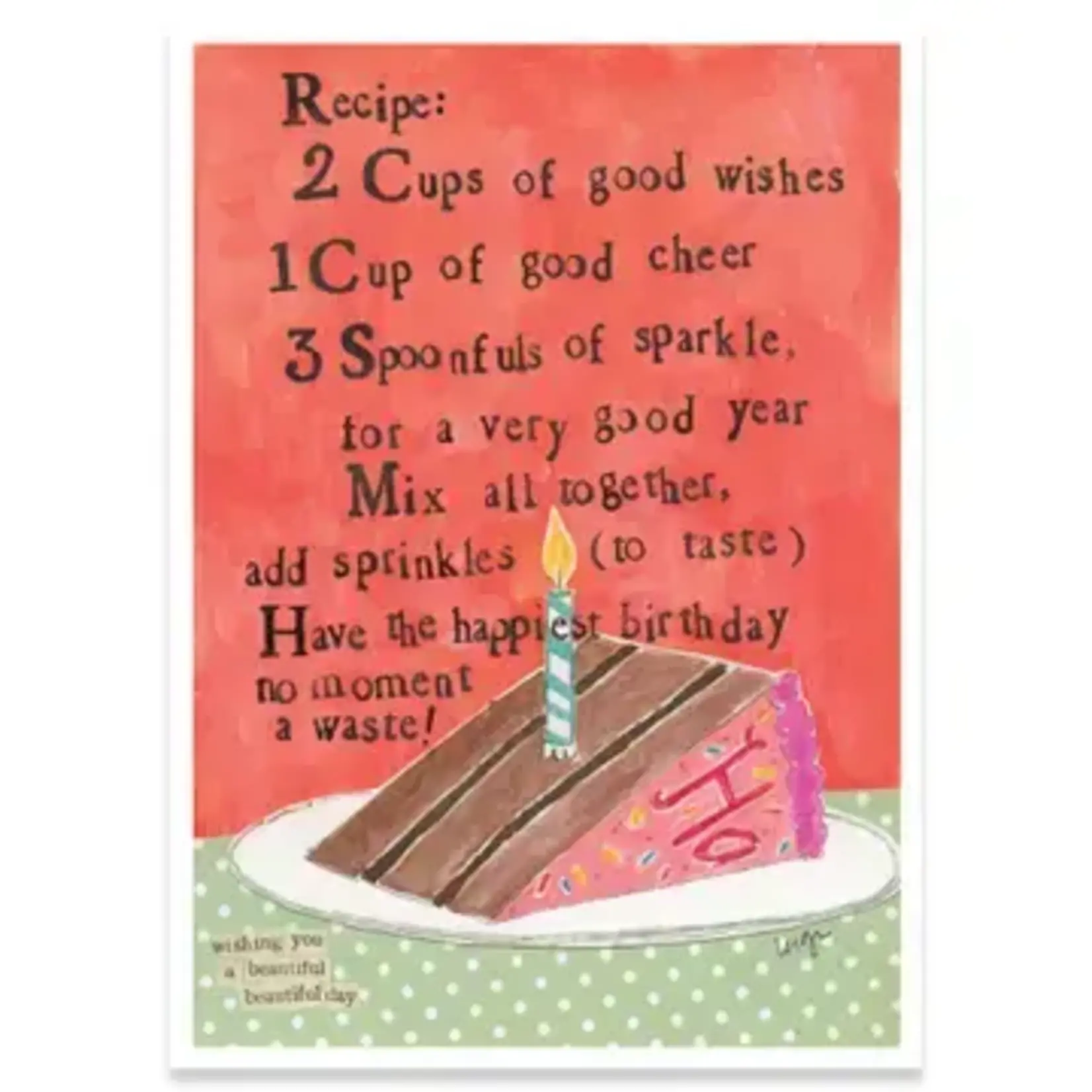 Calypso Cards Greeting Card - Curly Girl Recipe | Calypso Cards