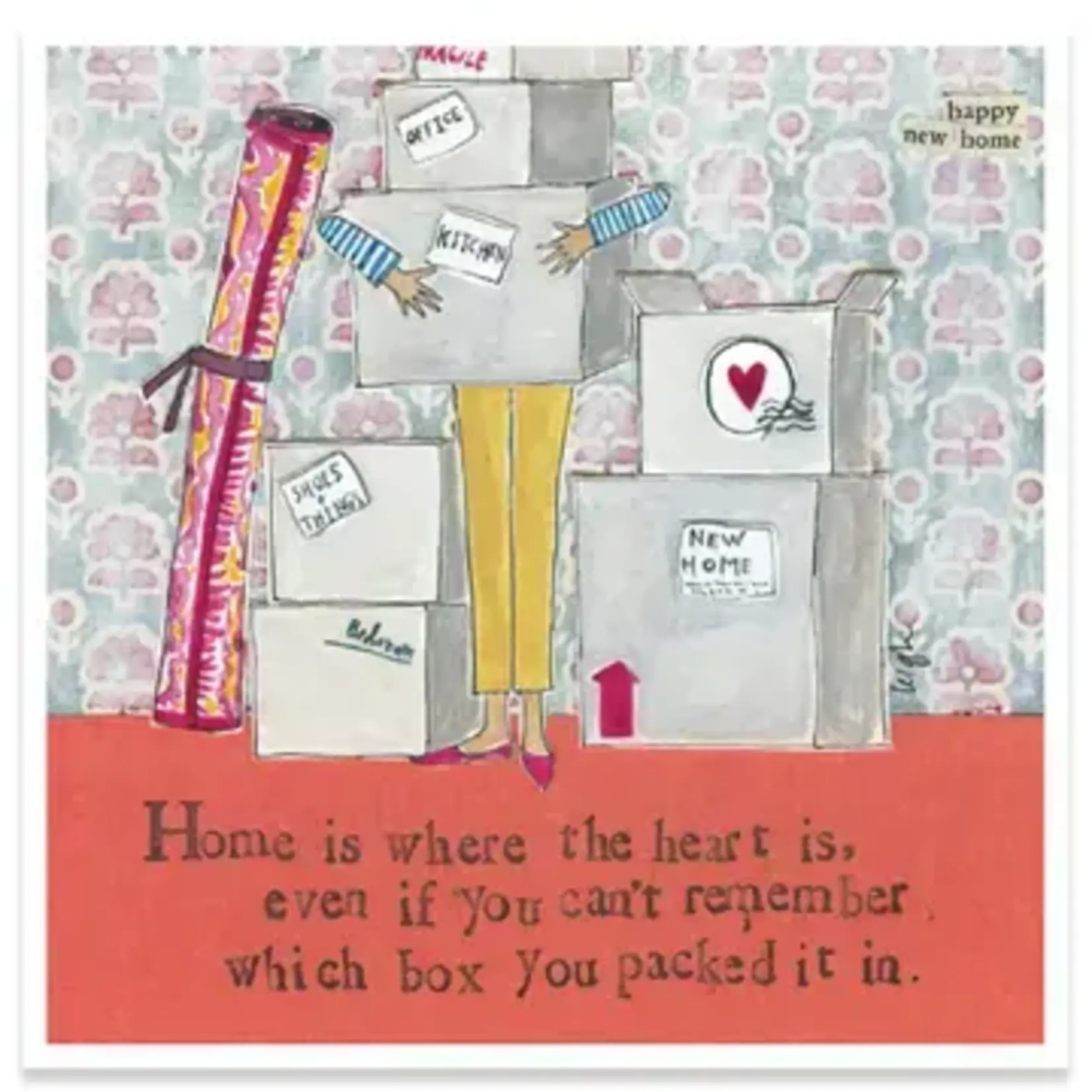 Calypso Cards Greeting Card Curly Girl Home is Where Duluth Kitchen Co