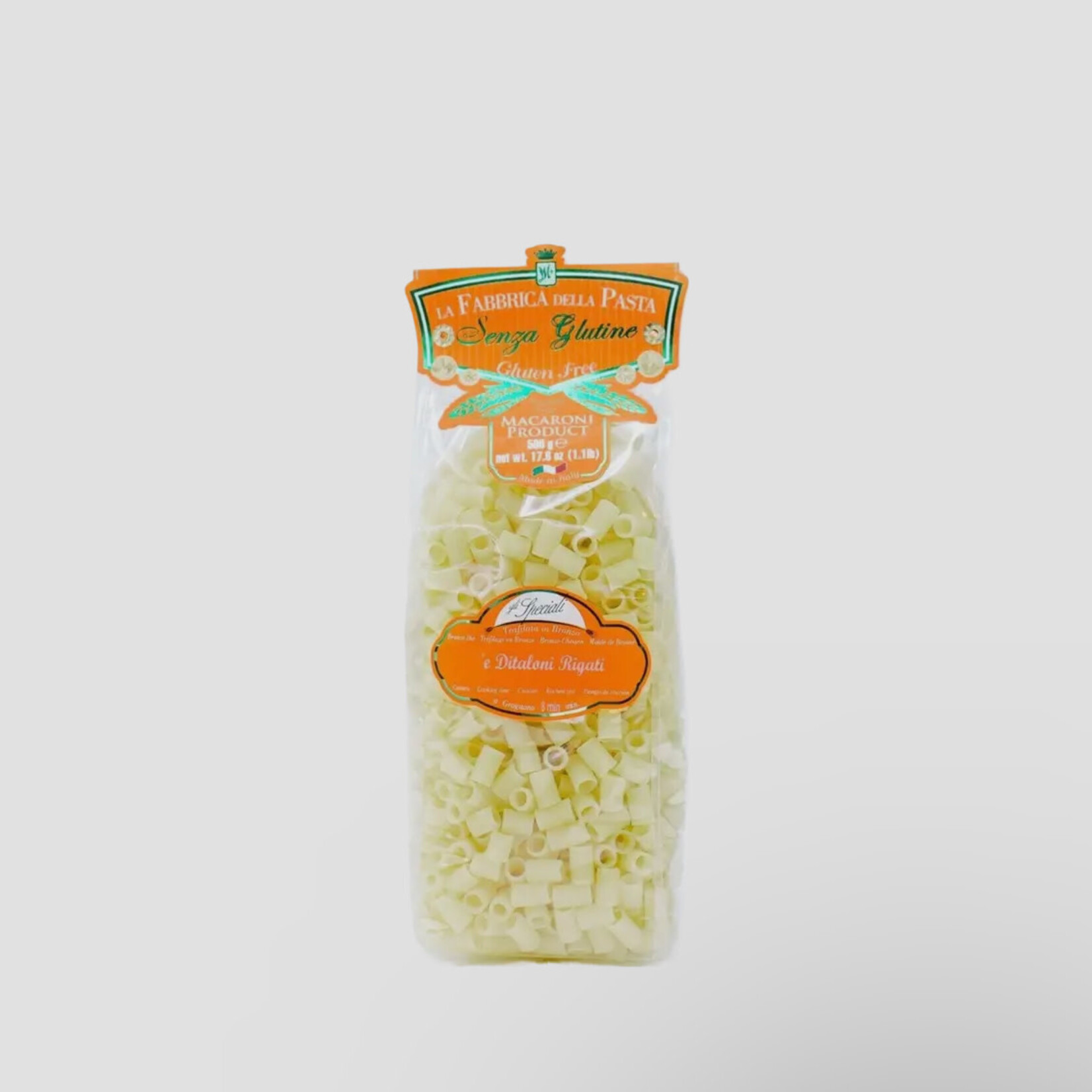 Gluten Free Ditaloni Rigati by La Fabbrica della Pasta