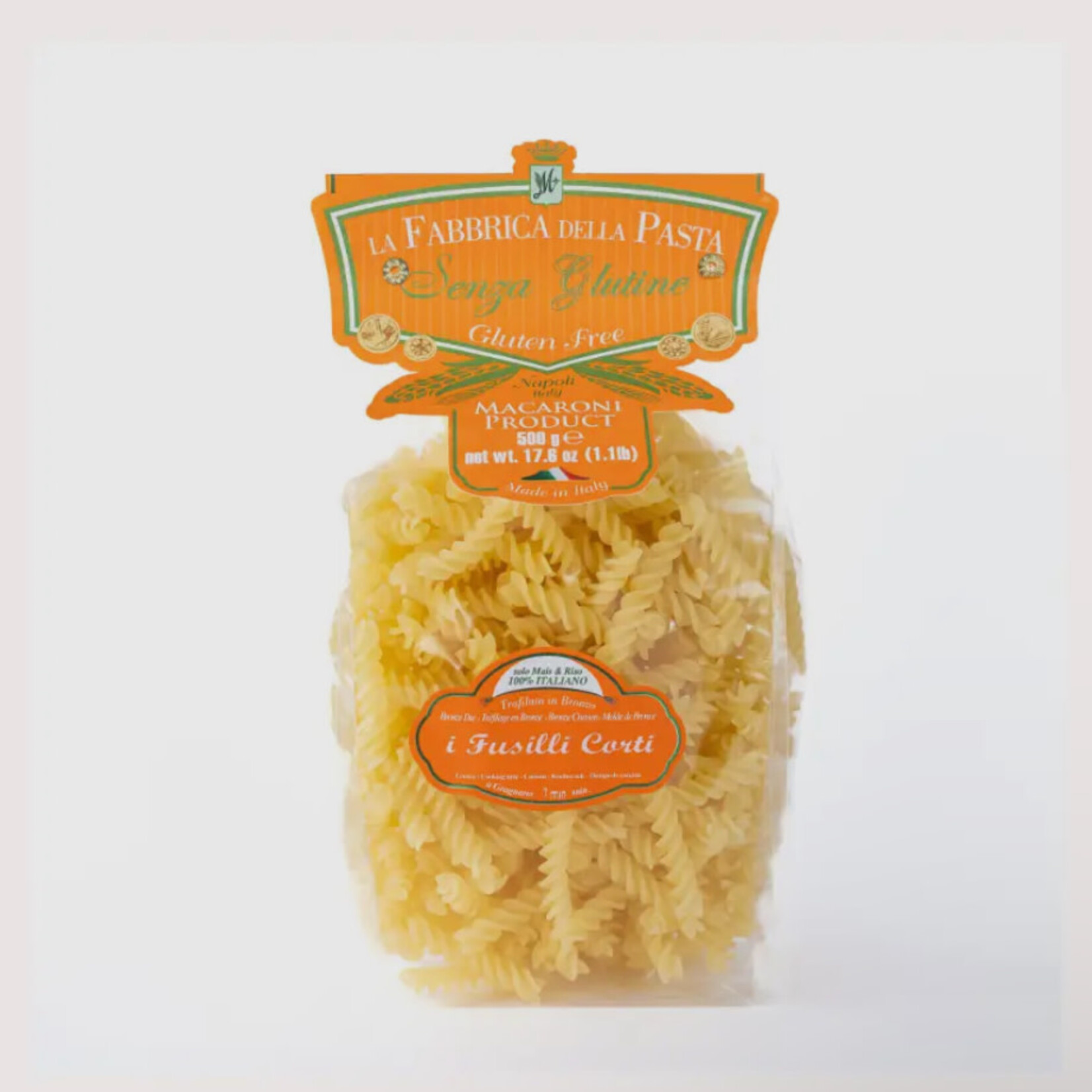 Gluten Free Fusilli Corti by La Fabbrica della Pasta