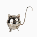 Ten Thousand Villages Billee Standing Cat Tea Ball Infuser