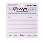 Harold Import Company Inc. Weatherbee Recipe Cards 3 x 5 Set of 24